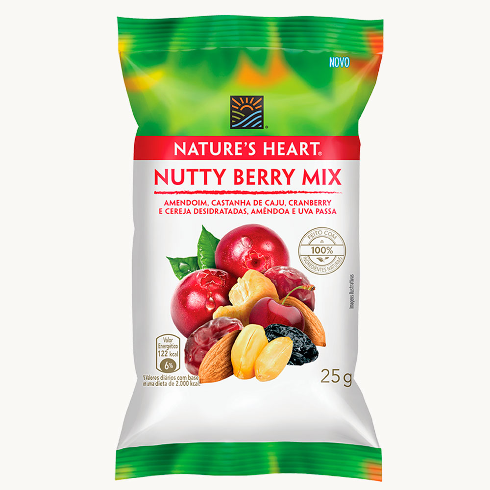 NATURE'S HEART Nutty Berry Mix 25g