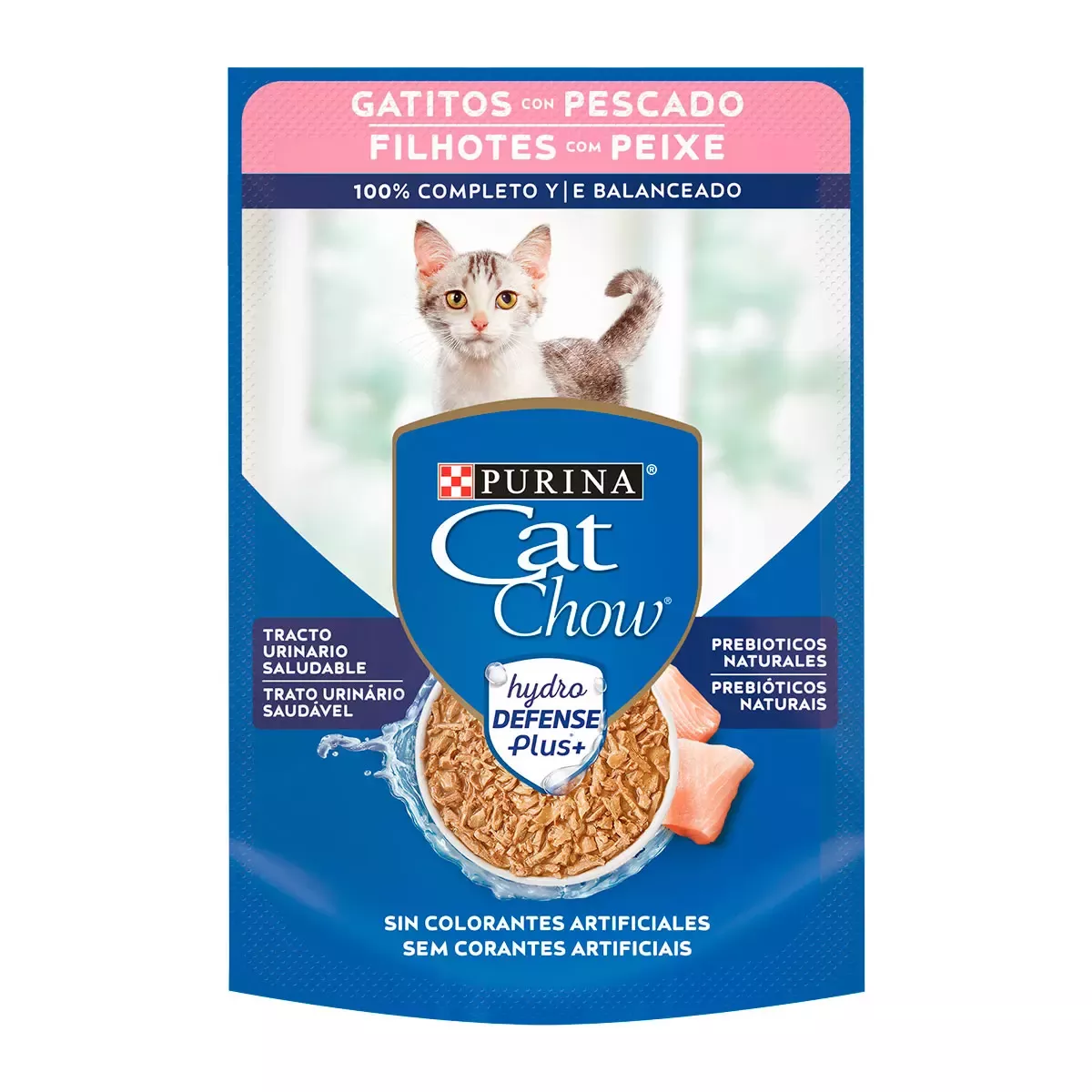 CAT CHOW Húmedo Gatitos Pescado 85g