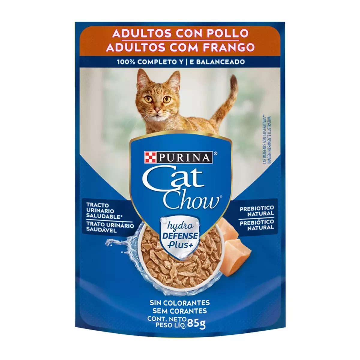 CAT CHOW Húmedo Adultos Pollo 85g