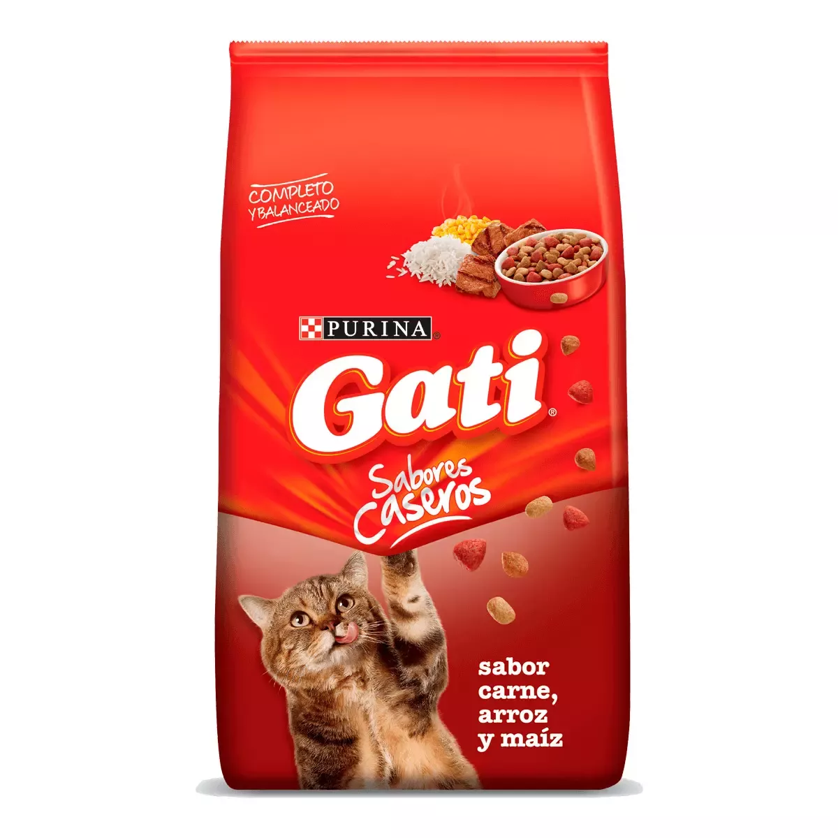 Gati Carne, Arroz y Maíz