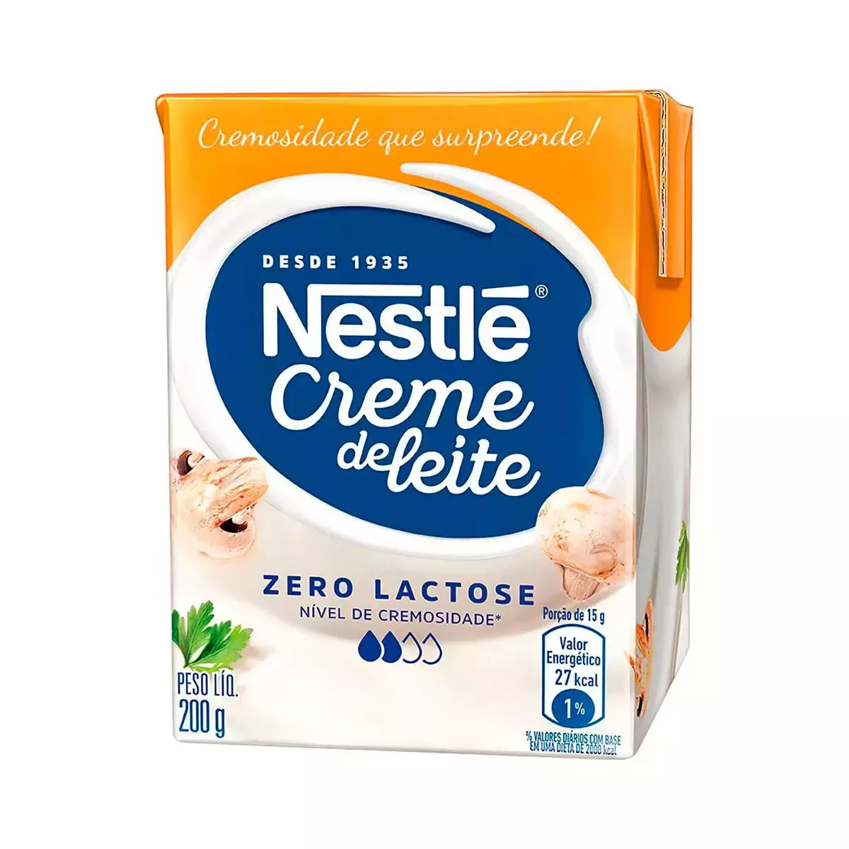 Nestlé Crema de Leche Sin Lactosa Tetra Pak 200g