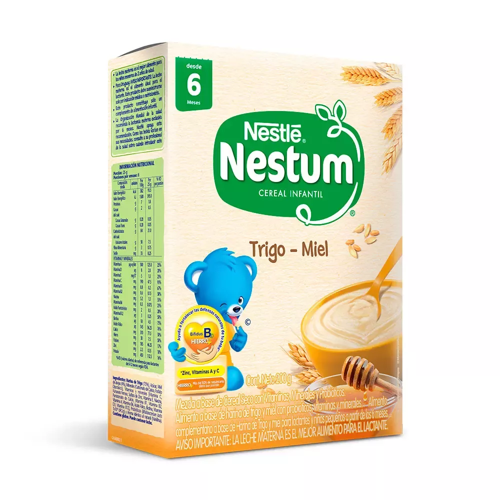 Nestum Probióticos Trigo Miel 200g