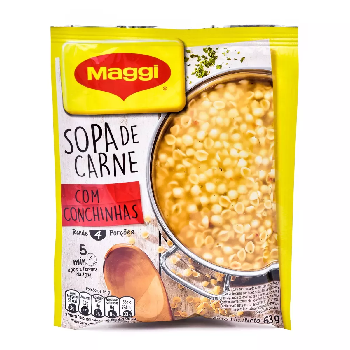 MAGGI Sopa Carne y caracolitos 63g