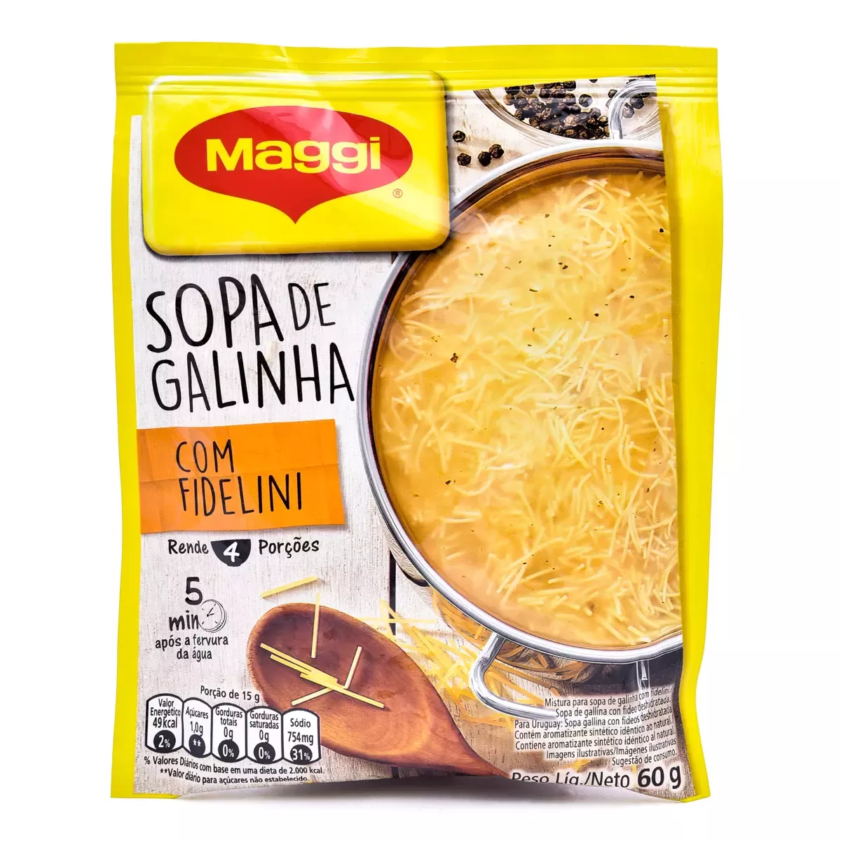 MAGGI Sopa Pollo y fideos 60g