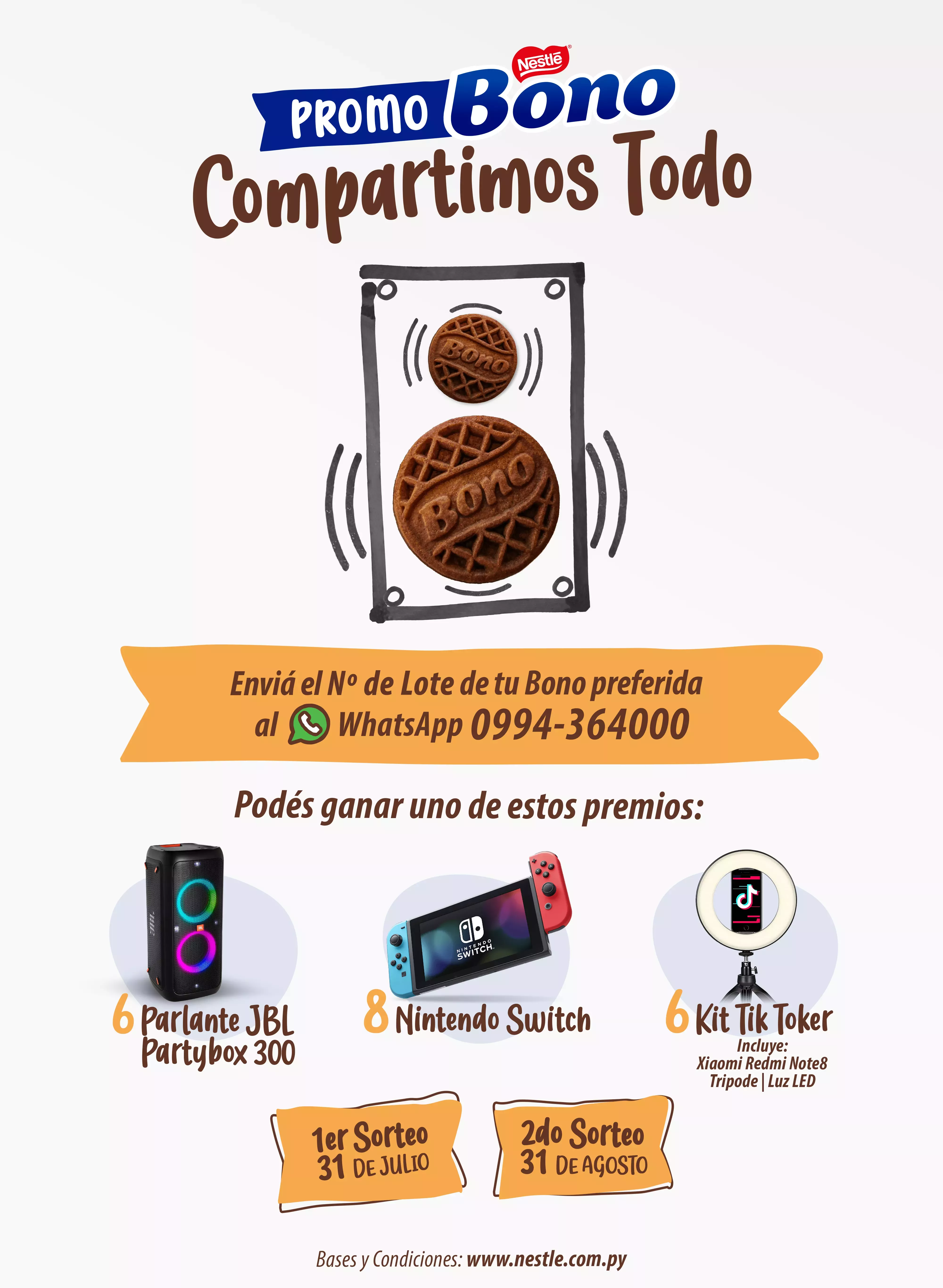 BASES Y CONDICIONES PROMO "Compartimos todo"